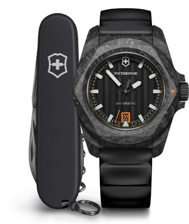 Victorinox Unisex Analog Schweizer Automatikwerk Uhr mit Gummi Armband 242023.1