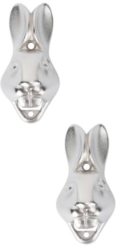 OKUMEYR 2piezas Abrebotellas De Pared Para Cerveza y Vino Destapador Montado Pared Para Bares Restaurantes y Hogar Plata