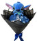 M-Diamant Kunstblumenstrauß Blumenstrauß/Rosen/Bouquets/Blumen/Künstliche Blume (Blau)