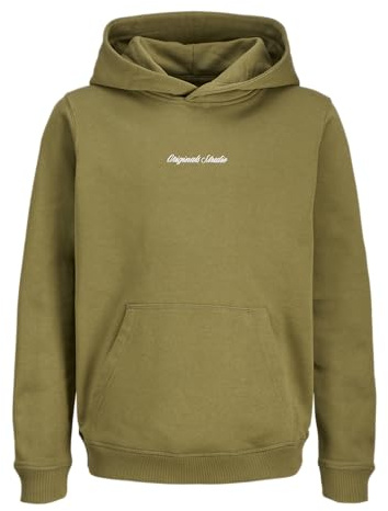 JACK & JONES Kapuzenpullover Boys | Relaxed Fit, Langarm, Casual, Bei max. 40°C waschen