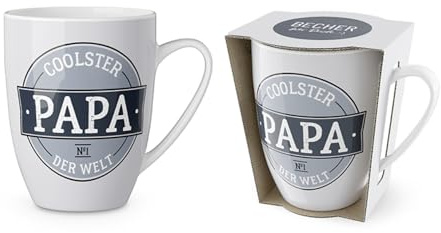 la Vida Becher für Dich mit Botschaft Tasse aus Porzellan, Coolster Papa der Welt