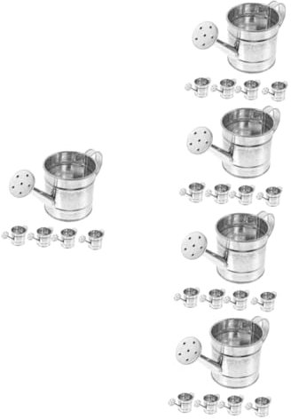 Toddmomy 25stücke Miniatur Gießkanne Dekorative Eisenblumentöpfe Für Mini-gärten Hochzeits Und Event-dekoration Spielzeug Fotorequisiten Langlebig Und Sicher