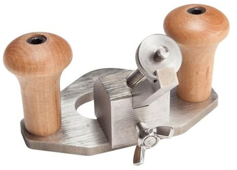 Professionelles gerades Zugmesser, geeignet für Zaunpfosten, Holzbearbeitung, feine Oberflächen, Glätten mit ergonomischem Holzgriff