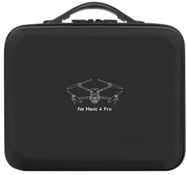 Tragetasche Kompatibel für DJI Mavic 4 Pro Fly More Combo/RC Pro 2/RC 2, Drohne Fernsteuerung Aufbewahrungstasche Reisekoffer Wasserdichter Schutzkoffer Box Koffer Tasche Organizer (nur Koffer)
