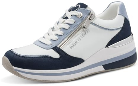 MARCO TOZZI Damen Sneaker weiches Feel Me Wechselfußbett weiches Innenfutter Stylisch
