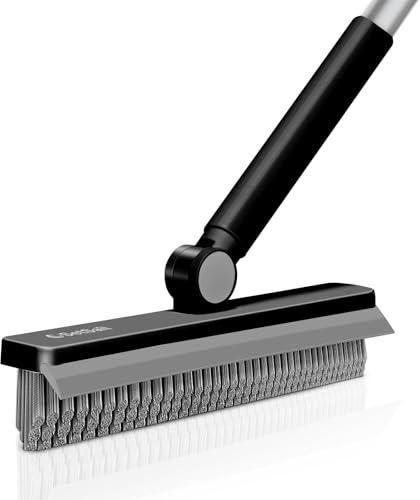 SetSail Grout Cleaner Brush with Long Handle, V-Shaped Floor Brush, Black
