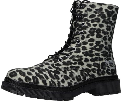 Dockers by Gerli Damen Stiefelette schwarz/grau EU 38