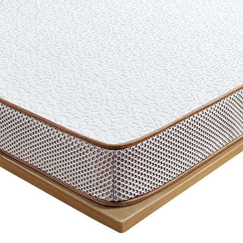 BedStory Wendbarer Topper 140x200 mit Zwei Härtegraden H1 & H2, 7,5 cm | Gel-Memoryschaum & Komfortschaum, waschbarer Wendebezug, weicher Matratzentopper für Boxspringbett, feste Matratzen und Sofas