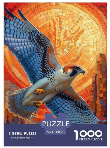 Falco pellegrino 1000 Tessere Animazione Puzzle Di Autota IntRattotenimento Creativo Esclusiva Amazon Regalo Per Adulti E Bambini Da 14 Anni E Più 38x26cm/1000pcs