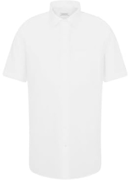 Seidensticker Herren Business-Hemd - Comfort Fit - Bügelfrei - Kent-Kragen - Kurzarm - 100% Baumwolle, Weiß (Weiß 01), 47 EU