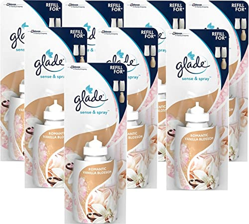 8 x Glade Sense & Spray Refills (Vanilla)