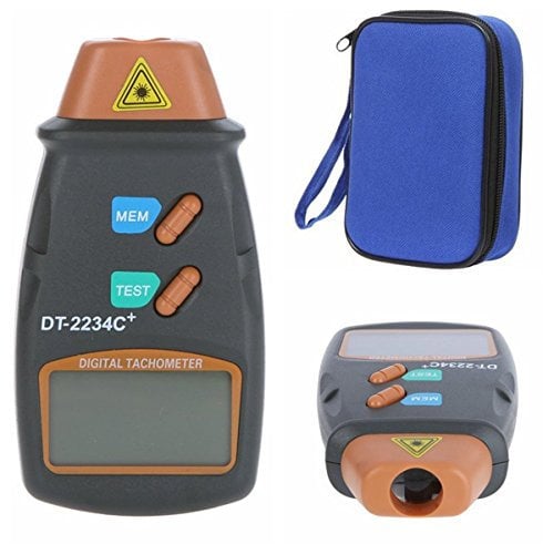 NAMVO Professional Digital Tachometer, Digitaler Laser Optischer Tachometer, Berührungsloser Drehzahlmesser
