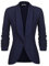 UNibelle Blazer da Donna Elegante Leggero da Lavoro Giacca Lunga da Lavoro Blazer Giacca Casual da Donna Blu Navy L