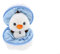 Plushland Schneeball Stofftier mit Reißverschluss - Schneemann Plüschtier - Niedliches Oster-Plüschtiere Sortiment - Wunderbares Plüschtier für Familie und Freunde