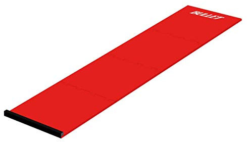 BULLET-Darts Le Sol Dartmatten aus Eva zum Schutz von Le Sol, 237 cm, 4 Stück, Farbe: Rot