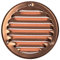 Ø 100mm Rotonda Griglia di Ventilazione in Rame - Griglie D'Aerazione con Rete Anti Insetti