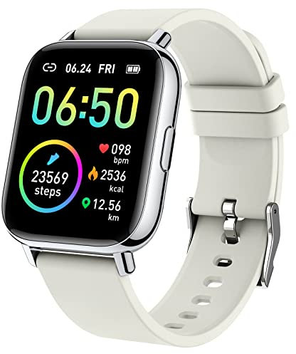 Smart Watch, Fitness Tracker 1.69 Touch Screen Fitness Watch with Heart Rate Sleep Monitor, Step Counter Smart Watch for Men Women Activity Trackers IP68 Waterproof Smartwatch for iOS Android