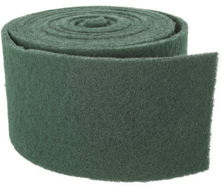 NICOLS Tampon Abrasif Rouleau à Découper, Vert, 5m x 14cm, Résine Thermodurcissable, Oxyde d'Aluminium, Surface Non Fragile