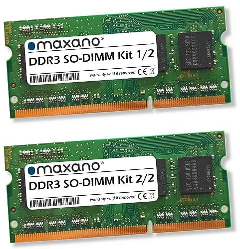 Maxano Memorycity - Kit RAM da 8 GB (2 x 4 GB) compatibile con QNAP TS TS-251 DDR3 1600 MHz SO-DIMM