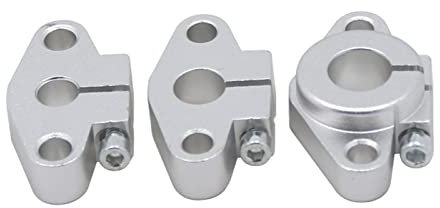 LANGshaw 4 Stück SHF8 SHF10 SHF12 SHF16 SHF20 Lineare Wellenstütze 8/10/12/16/20mm Glattstabschieber Block 3D -Drucker Teil XYZ CNC Leisurely (Size : 2pc SHF10 2pc SHF12)