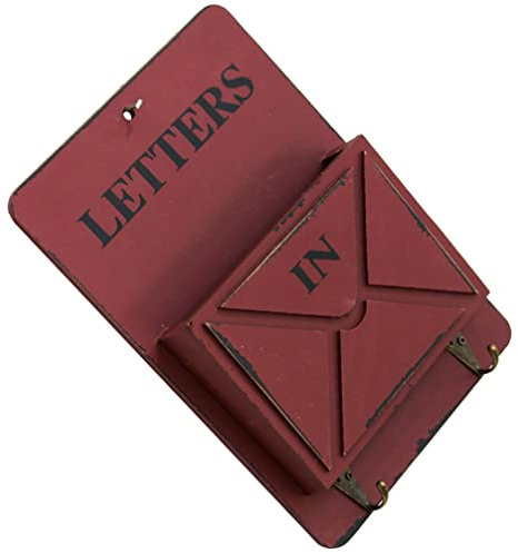 Zerodeko Wandbrief und Schlüsselhalter als Wanddekoration im Vintage Stil