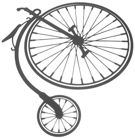 Veemoon Fahrrad Wanddekoration Antike Fahrradwandkunst Antikes Hochrad Fahrrad Kunst Fahrrad Metall Wandkunst Retro Fahrrad Hängende Verzierung Metalltransport Beschilderung Eisen Drinnen