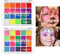 Lidschatten, 20 Farben Lidschatten Palette, eyeshadow palette, Neon Lidschatten Palette bunte matte glitzernde schimmernde, Intensives und langanhaltendes Finish, Für Urlaubs und Alltags Make Up(02)