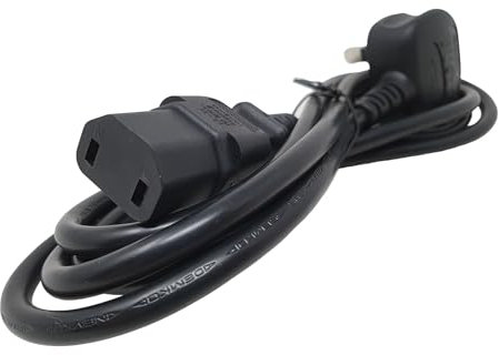 Gumtek Mains Power Cable AC Power Lead Cord Compatible with Audio Visual Music HI-FI Equipment PS4 PS4 Pro XBOX One XBOX360 Replacement AC Power Cord 2 Pin Power Spply Cable UK Plug