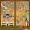 Fensterbilder Ramadan,9 Stück Eid Mubarak Fensterbilder Eid Mubarak Selbstklebend Ramadan Sticker,Fenster Muslim Deko Fenstersticker Stern Halbmond Fenster Aufkleber Fensterdeko für Dekoration