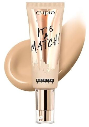 Cupio BB Cream It’s a Match Medium 40 ml – feuchtigkeitsspendende BB-Creme mit mittlerer Deckkraft & SPF 30 – strahlendes Finish, leichte Textur & Hyaluronsäure – perfekter Hauttonausgleich