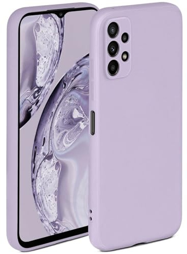 ONEFLOW Soft Case für Samsung Galaxy A23 (4G) Hülle aus Silikon mit Kameraschutz, Silikonhülle mit erhöhtem Schutz fürs Display, Backcover Schutzhülle, weiche Handyhülle, Flieder
