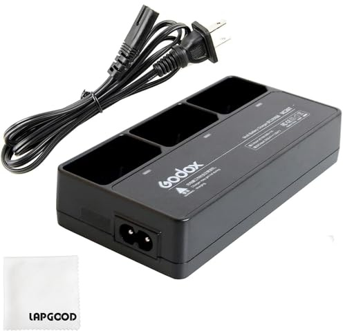 GODOX VC26T Triple Battery Charger for V1, V1 PRO, V860III Flashes