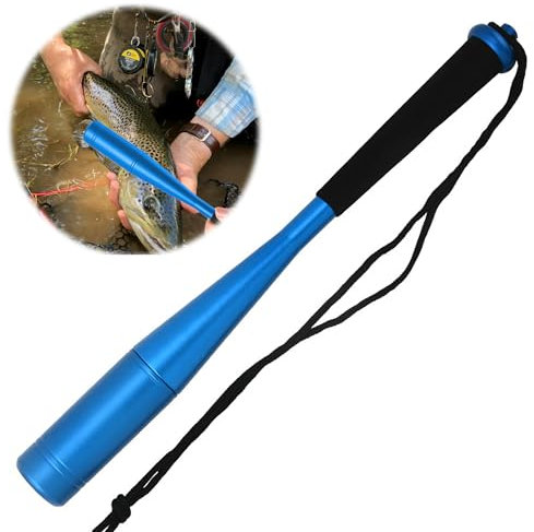 Mazza da Pesca in Alluminio Sacerdote da Pesca Portatile Pipistrello da Pesce Rimovibile con Impugnatura Antiscivolo Robusto Storditore di Pesci Portatile Sacerdote da Pesca per Gli Amanti della Pesca