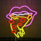 NYXEN Pizza Neon Schild, Dimmbares 34cmx32cm LED Schild,Leuchtschilder an der Wand,Light Signs für die Dekoration von Ladenschildern,Küche, Esszimmer, Hausbar,Wandkunst,Geschenke