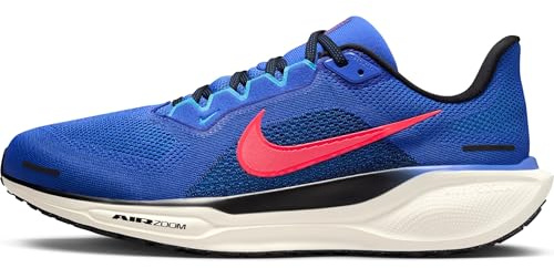 Nike Pegasus 41 Herren Straßenlaufschuh, Astronomy Blue/Hot Punch-Black, 44 EU
