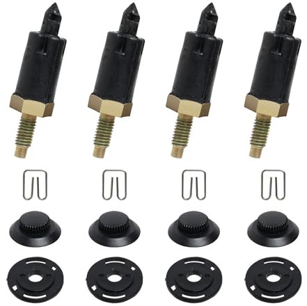 4 Sets de Fixations Couvre-Moteur 2.0 HDI Pour Cit-roën Ber-lingo C4 C5 X-antia X-sara et Peu-geot 206 306 307 406 607 806, Kit OEM Expert avec Clips + Boulons Compatible 0137F6 13711
