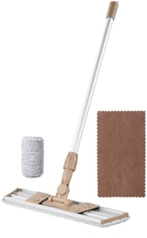 FENGJISUN Mops For Cleaning Floors Mop For Hardwood Laminate Tile Floor Cleaning Stainless Steel Telescopic Handle Floor Mops