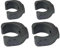 Generisch 4x Taschenlampenhalter Baseballschläger Taschenlampenständer LED-Taschenlampe Lampenhalterung for Auto