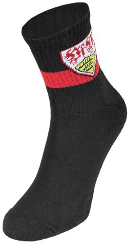 JAKO VfB Stuttgart Sport Socks Socken 1Paar (DE/NL/SE/PL, Numerisch, 43, 46, Regular, Regular, black)