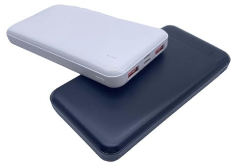 Power Bank 10000 mAh, 22.5W Ricarica Rapida - Powerbank Caricatore Portatile Universale Sottile con 2 Output Usb, 1 Type-C Port, 1 Micro 2A Input