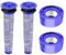 Pqjydaicvf Confezione da 4 filtri di Ricambio, compatibili con Dyson V7, V8, Animal, V8 Absolute, filtri HEPA for aspirapolvere Senza Fili.