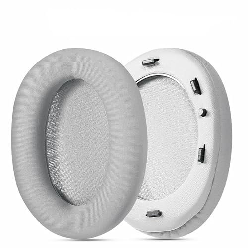 Replacement Ear Pads Compatible with Edifier W800BT Plus Headphones Ear Cushions, Replacement Ear Cushions, Grey Mesh