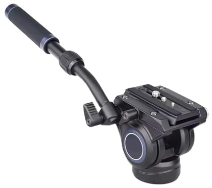 F60/F80 Video Fluid Head Professional Camera Tripod Drag Pan For DSLR Cameras Camcorders(F60 Fluid Head)