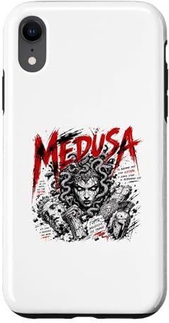 Medusa Ancient Greek Gorgon Myth Dark Horror Case for iPhone XR