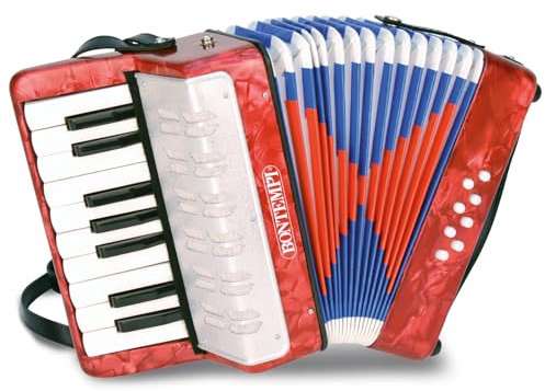 Bontempi 33 1730 331730 Akkordeon aus Holz, blau