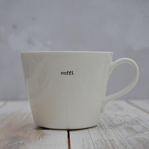 Keith Brymer Jones - Welsh Word Range - Ceramic Standard Mug - Coffi - 350ml