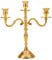 Geschenkestadl Kerzenständer 31cm Gold