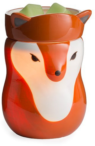 Fox Canle Wax Warmer UK 3 Pin Plug (Type G) Electric Melt Burner for Fragrance Oils & Wax Melts - Mains Powered Home Scent Diffuser and Night Light
