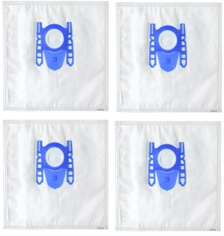 FIND A SPARE 4 Pack Microfibre Hepa Poly Dust Bags For Bosch Megaair Super Tex Type G ALL Siemens Vacuum Cleaner Alternative to 17000940