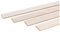 wodewa Holzleiste Wandleiste Eiche Arctic 1m Abschlussleiste Holz 30x4mm Zierleiste für Wandverkleidung Decke Boden Abdeckleiste DIY Basteln